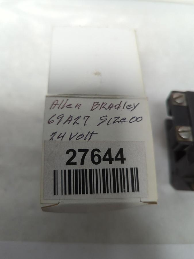 Used ALLEN-BRADLEY,69A27,COIL 24V 60HZ/CY PRE-OWNED
