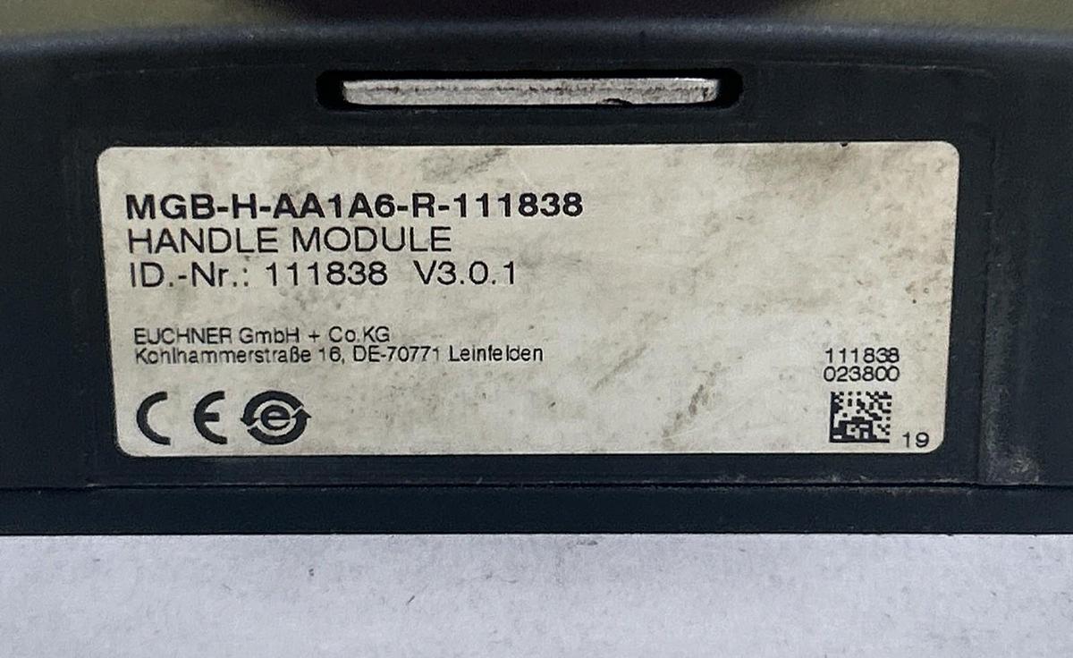 Used EUCHNER,MGB-H-AA1A6-R-111836,HANDLE MODULE