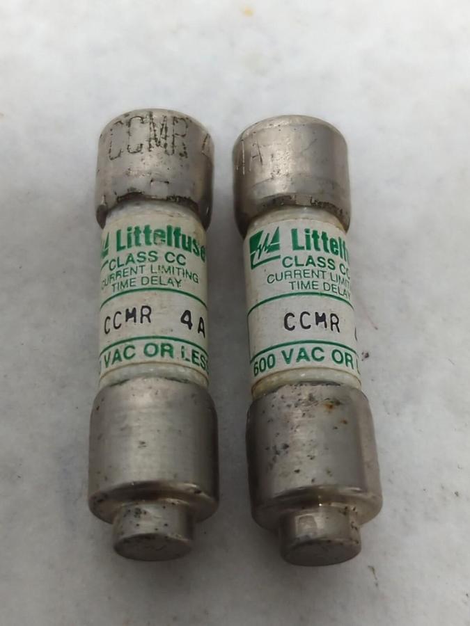 LITTELFUSE,CCMR 4A,4 AMP 600V FUSE LOT OF 2 NOS