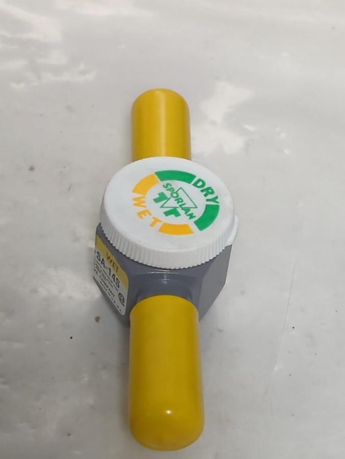 SPORLAN,SA-14S,MOISTURE & LIQUID INDICATOR 1/2 INCH ODF NOS