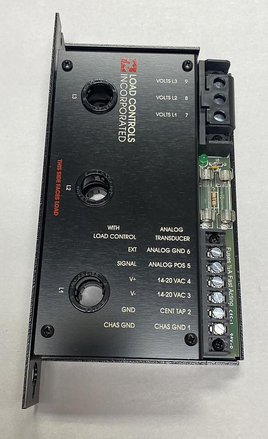 LOAD CONTROLS INC,PH-3A,POWER CELL TRANSDUCER 460 V 60 AMP 4-20 MA NOS
