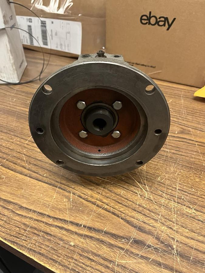 Used HUB CITY,0220-22016-214,RIGHT ANGLE WORM GEAR SPEED REDUCER 214 40/1WR B 40:1