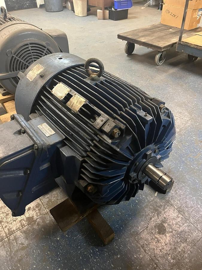 Used WESTINGHOUSE,S12502TX,OPTIM-XP MOTOR 125HP 3PH 444TS 3555RPM