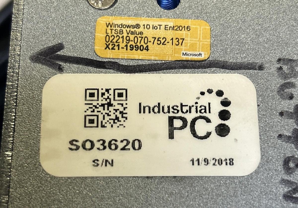 Used INDUSTRIAL PC,X21-19904,INDUSTRIAL COMPUTER