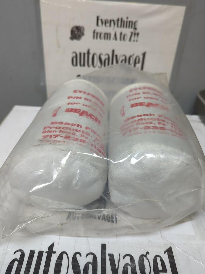 BEACH CYLOFORM,E1300,DESICCANT ELEMENT FILTERS FOR USE IN BEACH FILTER PK OF 2