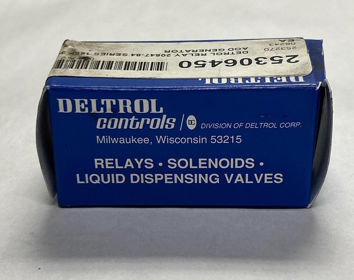 Used DELTROL CONTROLS,20547-84,RELAY NEW