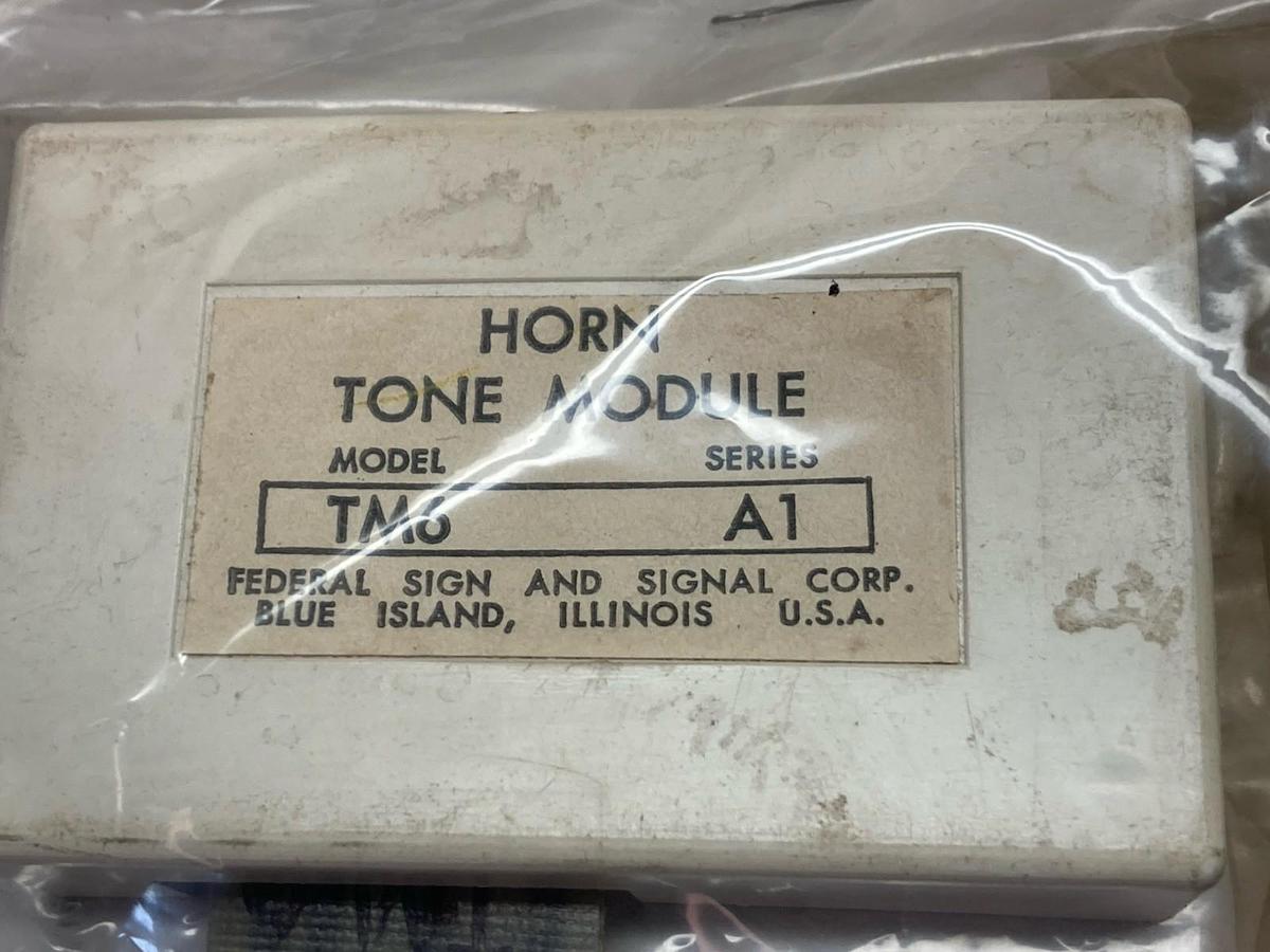 Used Federal Signal,Model TM6,Horn Tone Module Series A1