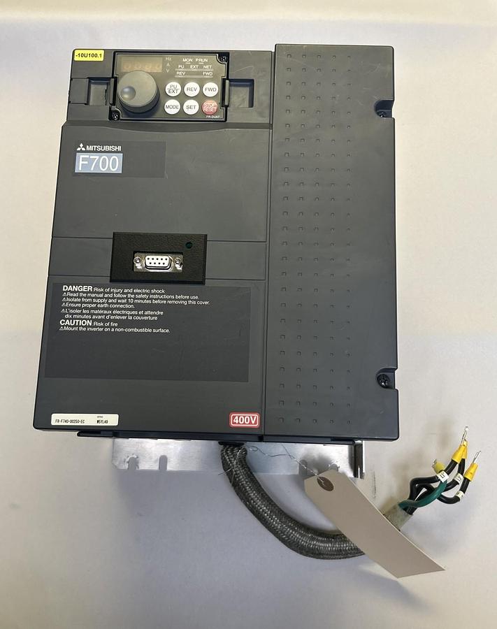 Used MITSUBISHI,FR-F740-00250-EC,VFD AC DRIVE 380-480V 25A