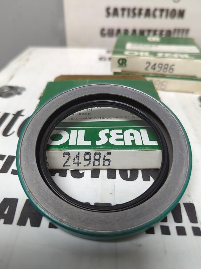 SKF CHICAGO RAWHIDE,24986,OIL SEALS 2.5 INCH X 3.505 INCH LOT OF 5 NOS