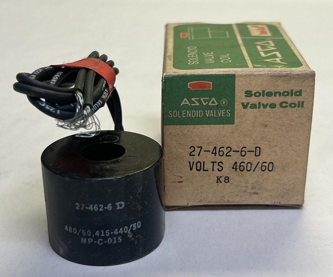 ASCO,27-462-6-D,SOLENOID VALVE COIL NOS