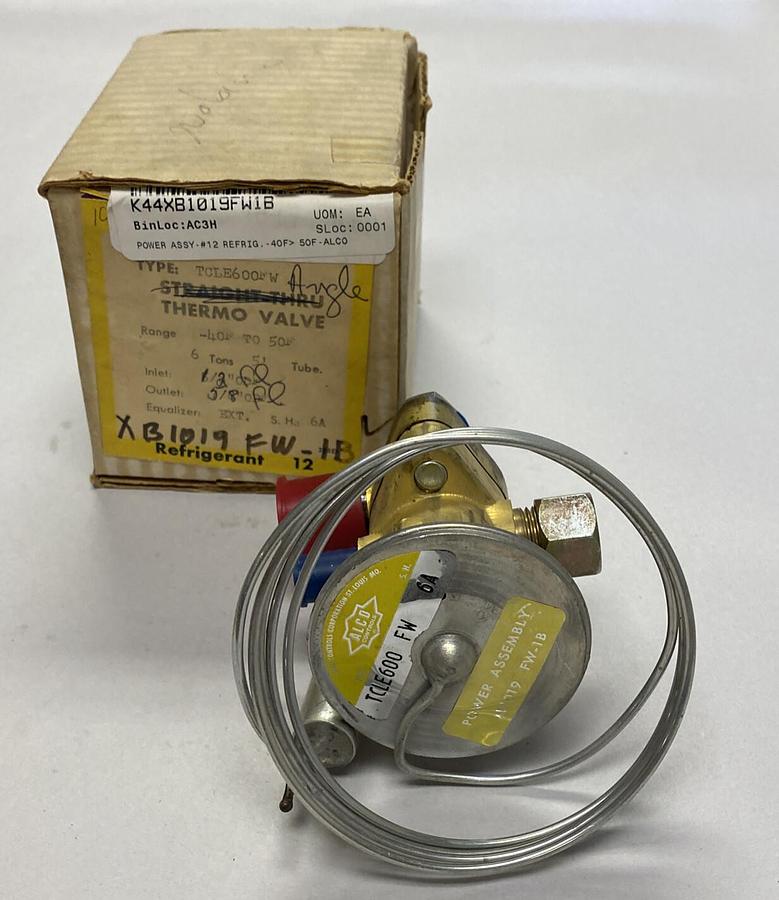 Used ALCO,TCLE600FW,THERMO VALVE NEW