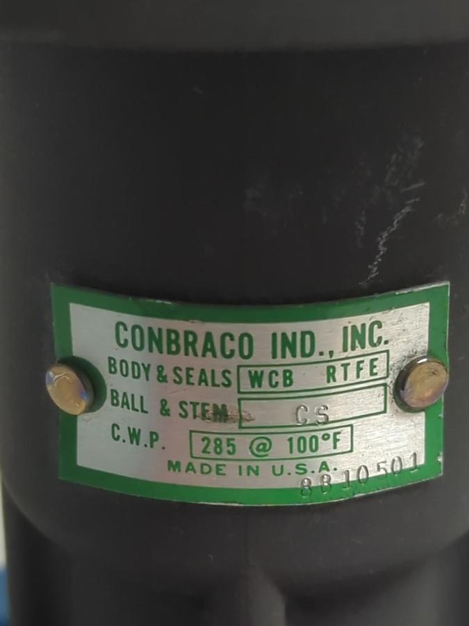 Used APOLLO CONBRACO,WCB RTFE,FLANGED BALL VALVE 1 INCH 100°F PRE-OWNED