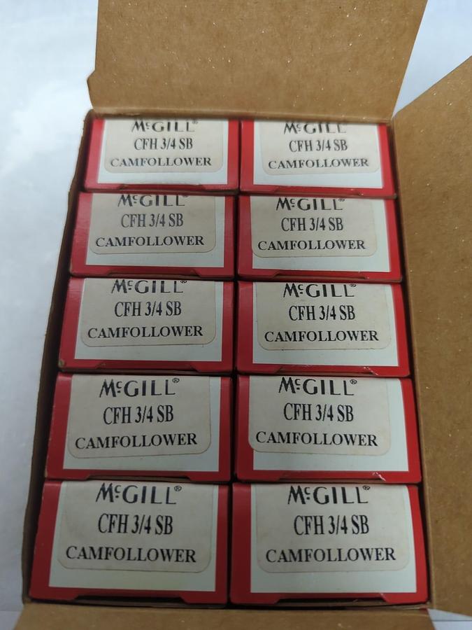 MCGILL,CFH 3/4SB,CAM FOLLOWER 3/4 INCH LOT OF 10 NOS