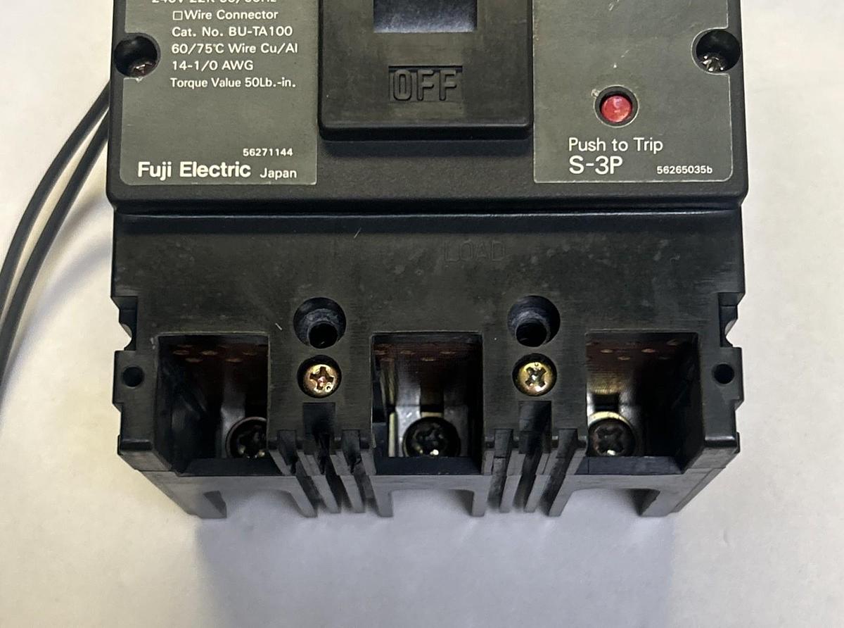 Used FUJI ELECTRIC,BU-ESB3015,CIRCUIT BREAKER 15A 600V 3P