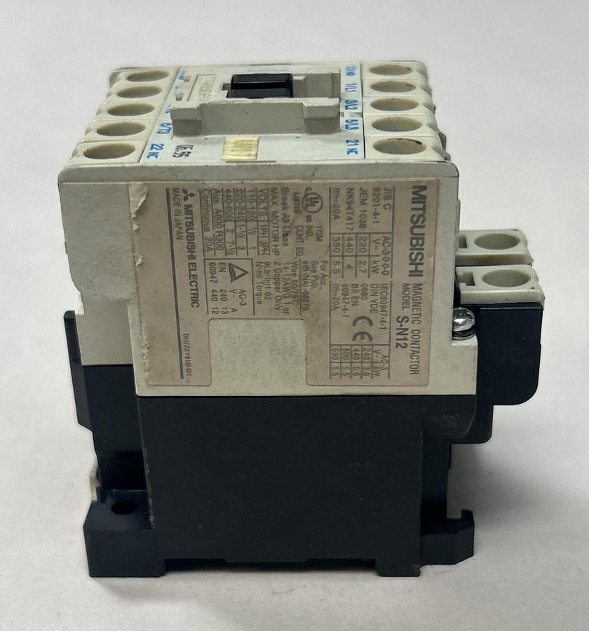 Used MITSUBISHI,S-N12,CONTACTOR