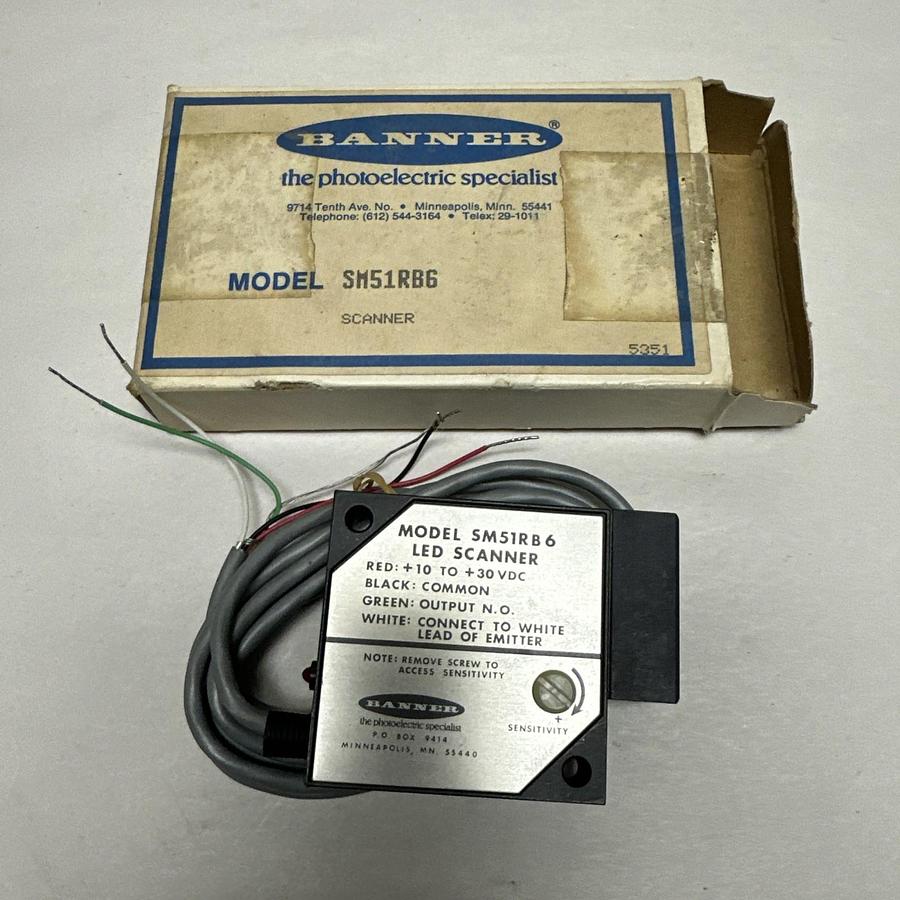 Banner,SM51RB6,LED Scanner