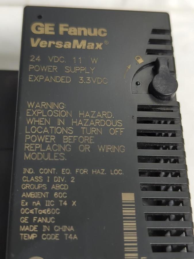 Used GE FANUC,IC200PWR002E,VERSA MAX POWER SUPPLY 24VDC 11W PRE-OWNED