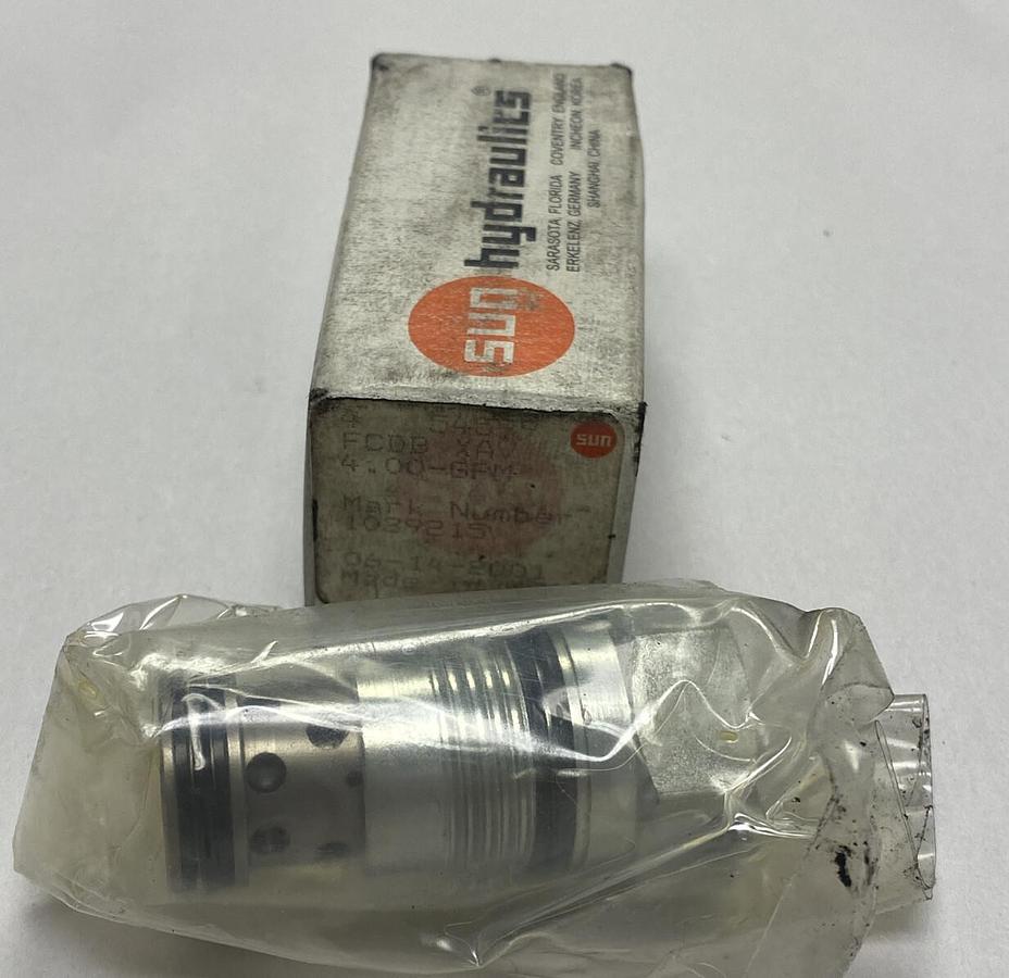 SUN HYDRAULICS,FCDBXAV 4.00-GPM,Flow Control Claridge NOS