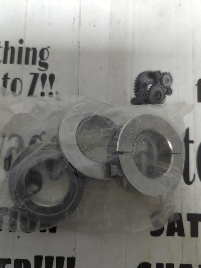 CLIMAX,2C-118-S,STAINLESS 2 PIECE  SHAFT/CLAMP COLLAR 1-3/16 INCH BORE..LOT OF 3