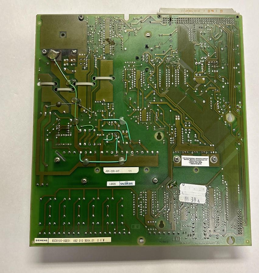 Used SIEMENS,6SC6100-0GE01,POWER SUPPLY CONTROL BOARD
