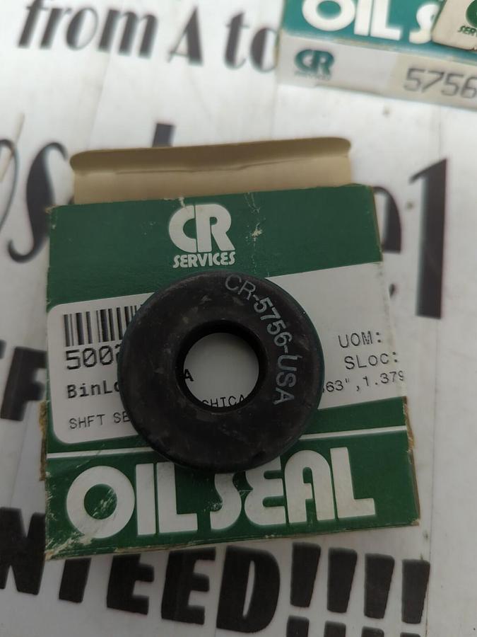 CHICAGO RAWHIDE,5756,OIL SEALS 0.563 IN X 1.379 IN LOT OF 4 NOS