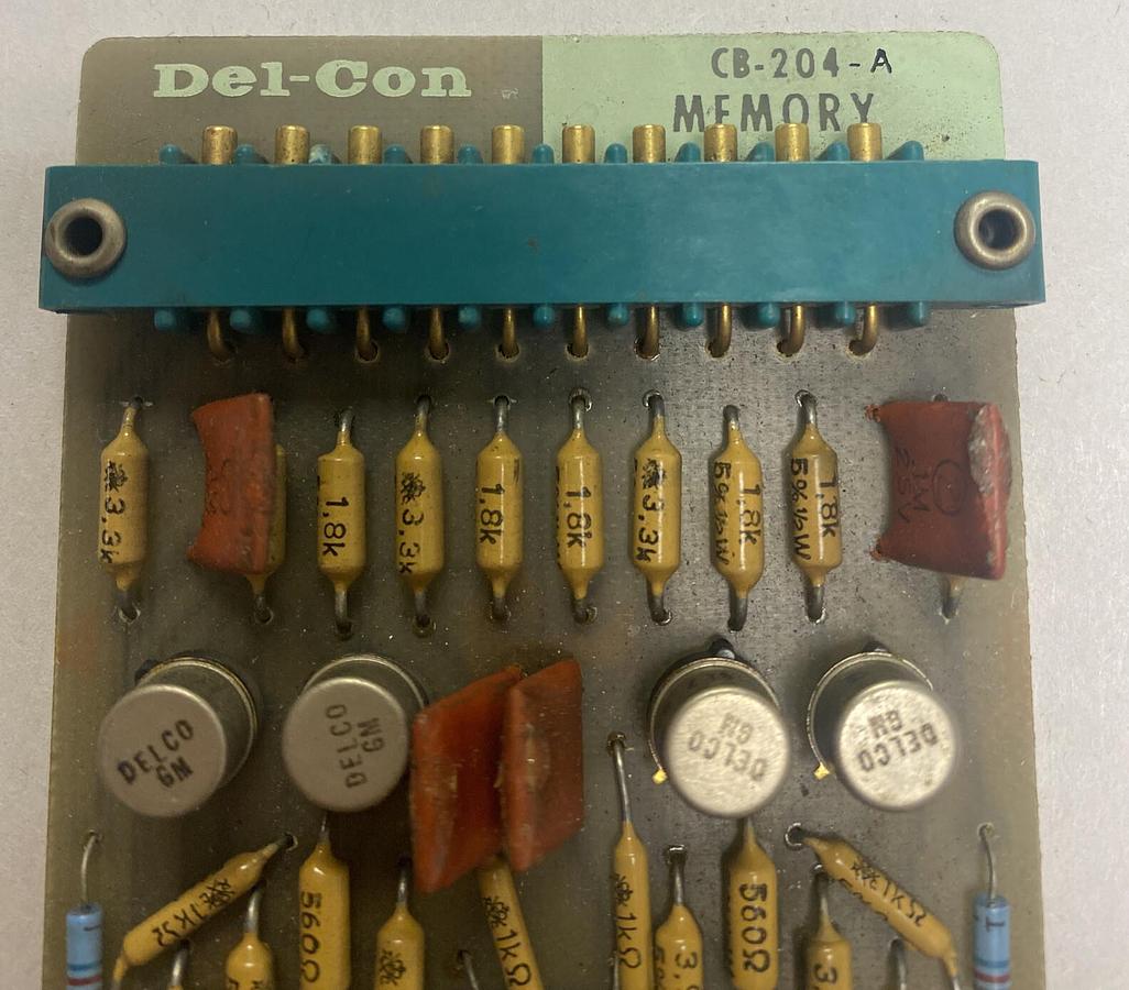 Del-Con,CB-204-A,Memory Board NOS