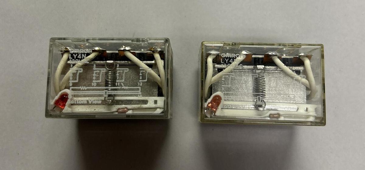 OMRON,LY4N,RELAY LOT OF 2 NOS