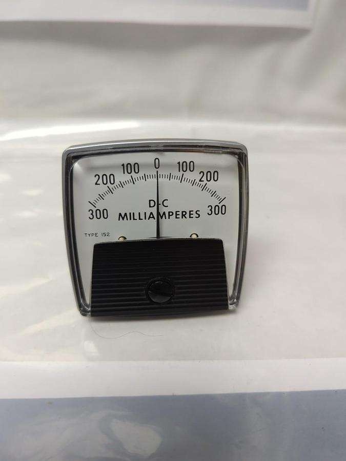 GE,152112KGKG,PANEL METER 300-0-300 MILLIAMPERES MISSING BOX NOS