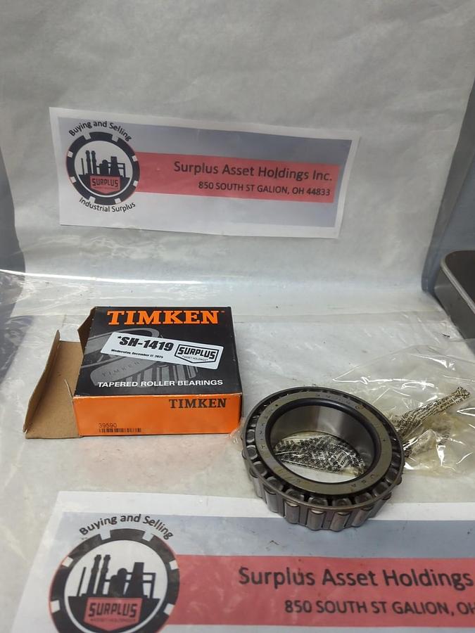 TIMKEN,39590,ROLLER BEARING CONE NOS