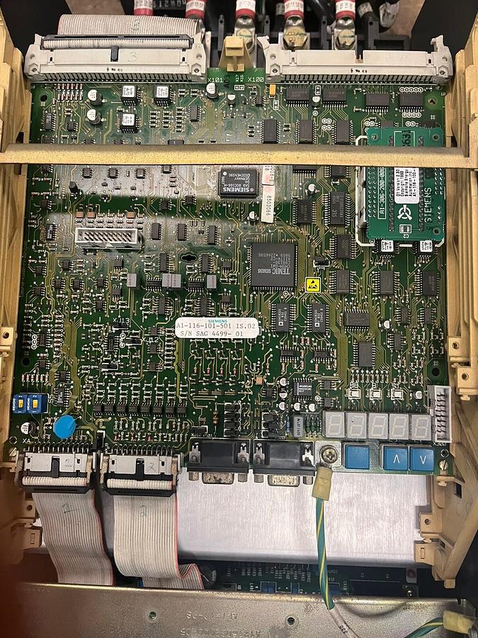 Used SIEMENS,6RA2474-2FV62,SIMOREG MICROPROCESSOR DC DRIVE OUT 500/240VDC 175A