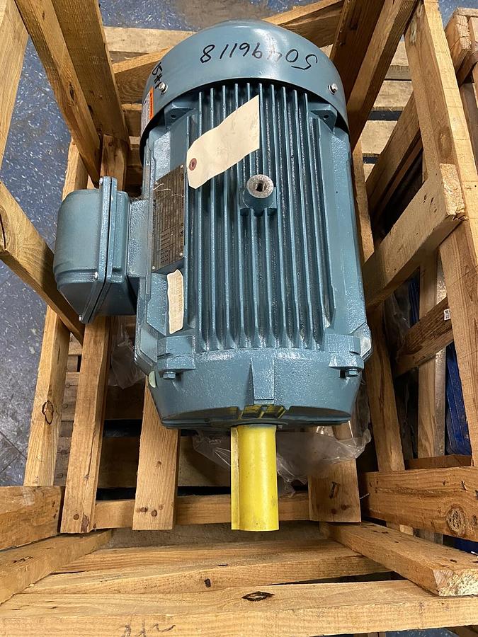 Used JLEM,HE152T01,15Hp Motor 3530RPM 230/460V Frame 254T