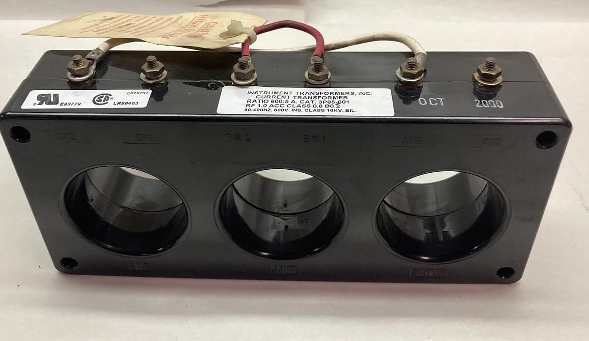 IME Mark,3P85-301,Current Transformer Ratio 600:5 50-400Hz 600V LR89403