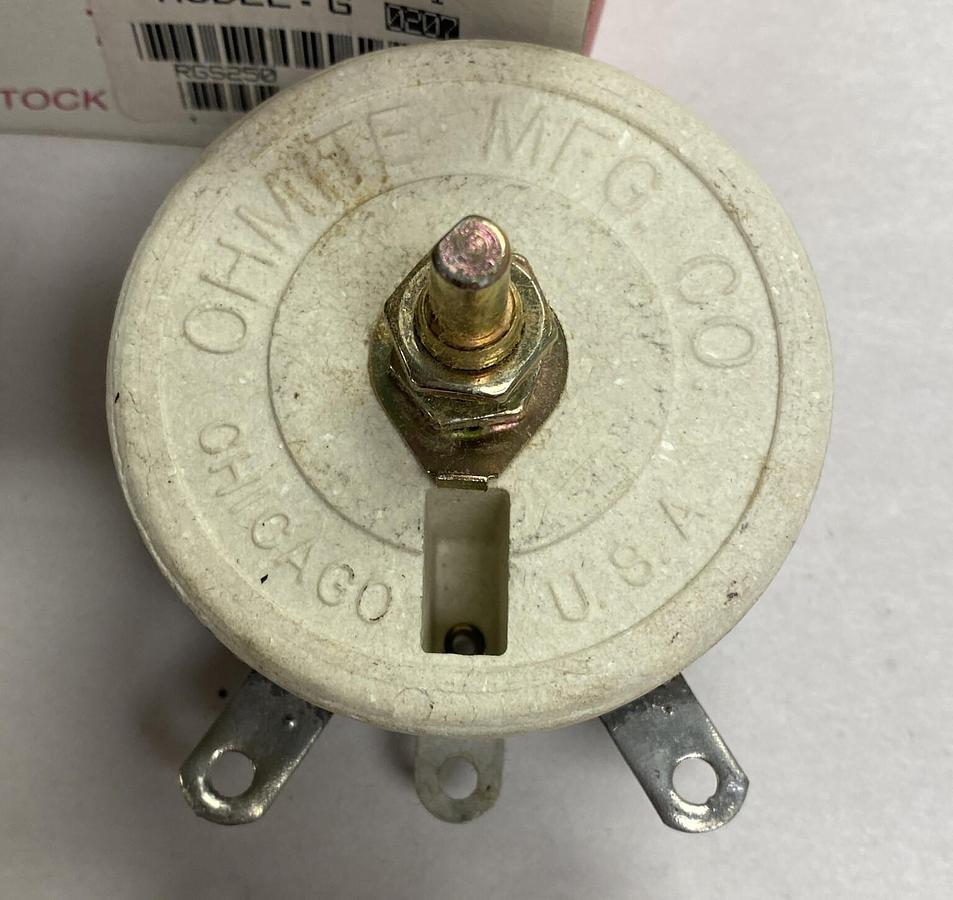 Ohmite,RGS250,Rheostat 75W 250 OHM NOS