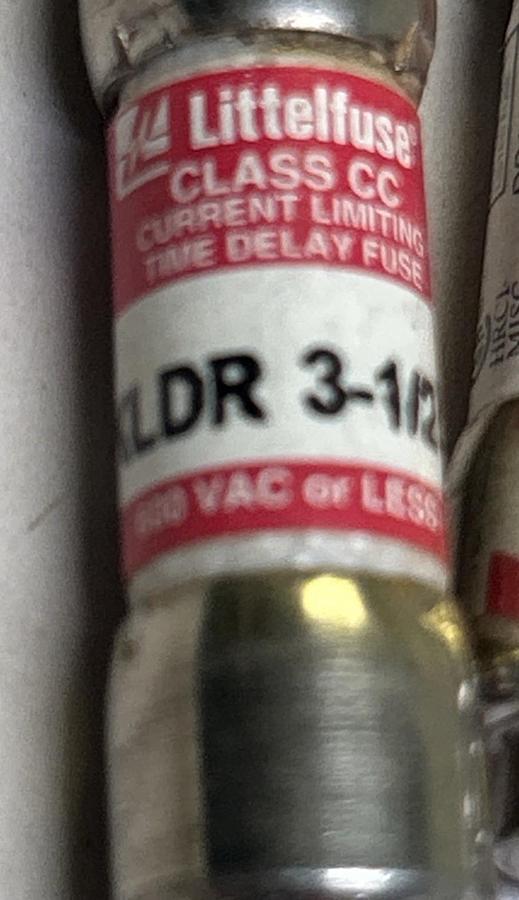 LITTELFUSE,KLDR3-1/2,FUSE 3.5A 600V LOT OF 5 NOS