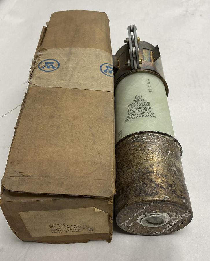 Westinghouse,CLS-15,Fuse STYLE 591C142G06 2.54KV Amps 170