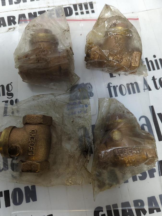 LEGEND,200 WOG,BRASS VALVES 1/2 INCH NPT LOT OF 4 NOS