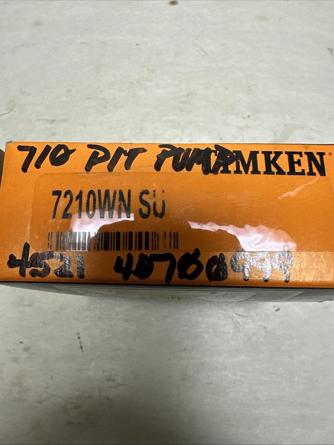 Used Timken,7210WN SU,Ball Bearing NEW