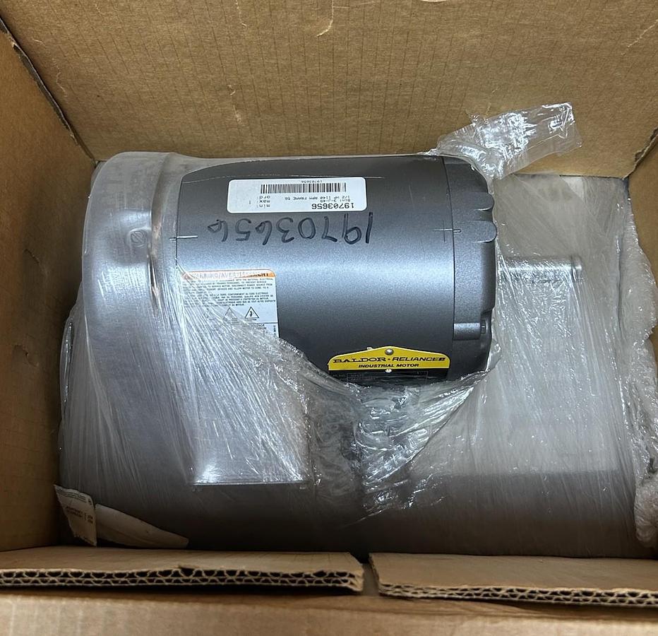 BALDOR,M3539,MOTOR 1/2HP 1140 RPM 230/460V 3PH 56 FRAME NEW