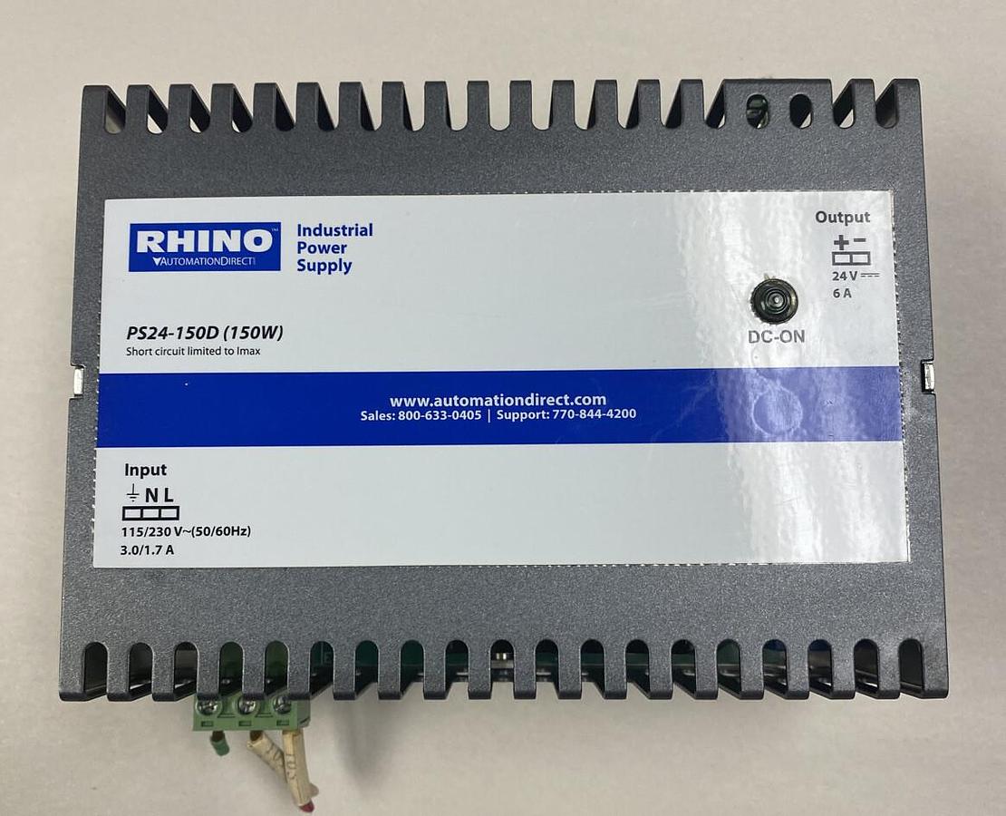 Used Rhino,PS24-150D,Power Supply 115/230V