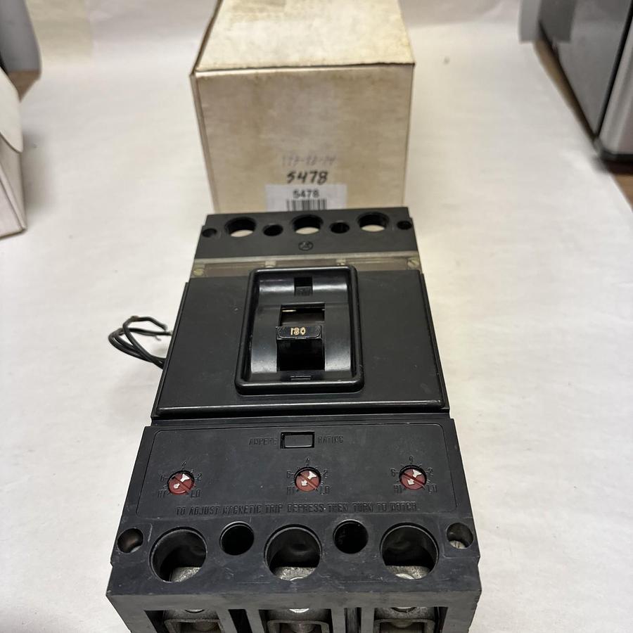 Used Westinghouse,3760200G09,180 Amp 3 Pole Molded Circuit Breaker