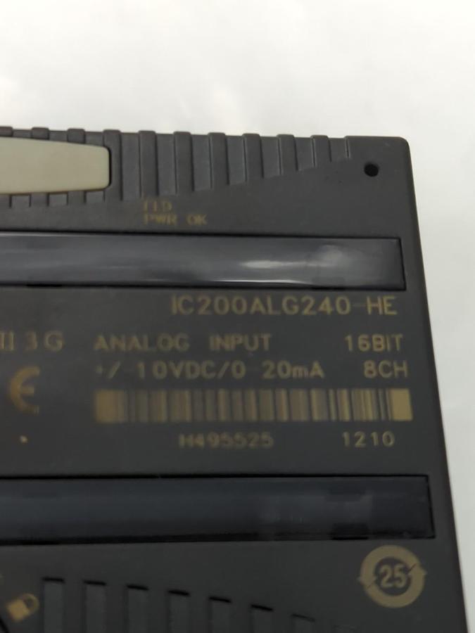 Used GE FANUC,IC200ALG240-HE,ANALOG INPUT MODULE PRE-OWNED