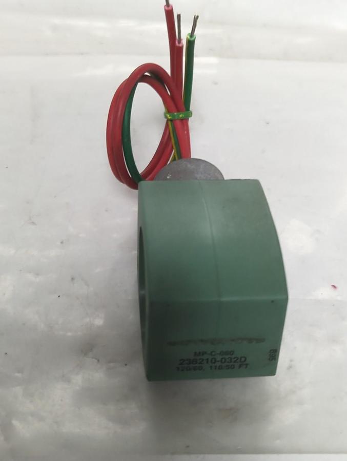 ASCO,MP-C-080,VALVE COIL 3-WIRE 120/60 110/50 NOS
