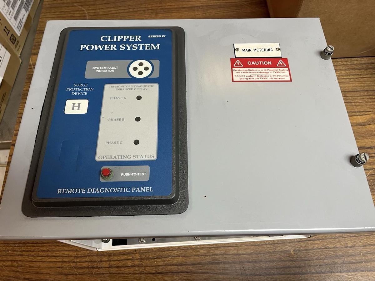 Used Cutler Hammer,CPSHXCH480DEDRC2,CLIPPER POWER IV SURGE SUPPRESSOR MCC BUCKET