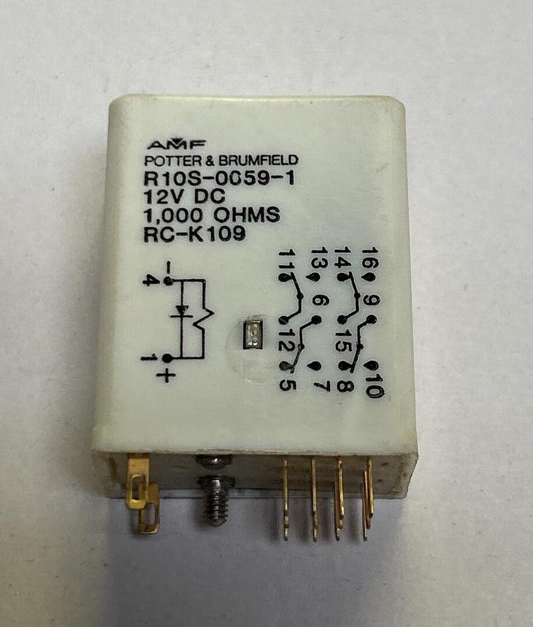 Used POTTER & BRUMFIELD,R10S00591,RELAY