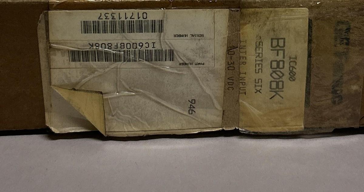 GE FANUC,IC600BF808K,INPUT MODULE NOS