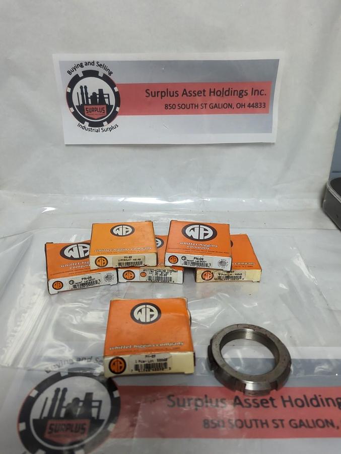 WHITTED-GHIGGINS,PN-09,BEARING LOCK NUT LOT OF 6 NOS