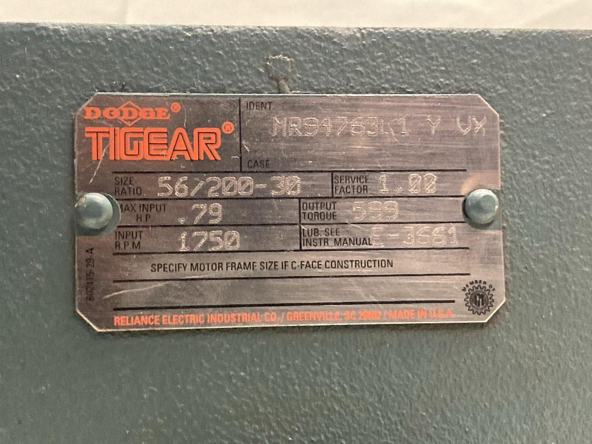 Used Dodge Tigear,MR94763L1,Gearbox 0.79Hp Size 56 Ratio 200-30