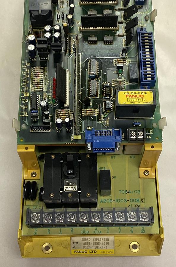 Used FANUC,A06B-6058-H006,SERVO DRIVE SERVO AMPLIFIER
