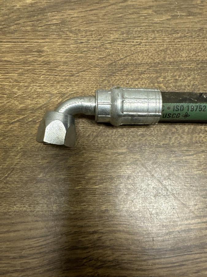Used Eaton,H28008,Wheatherhead Hyd Hose 25" Dual 90 Deg. Ends