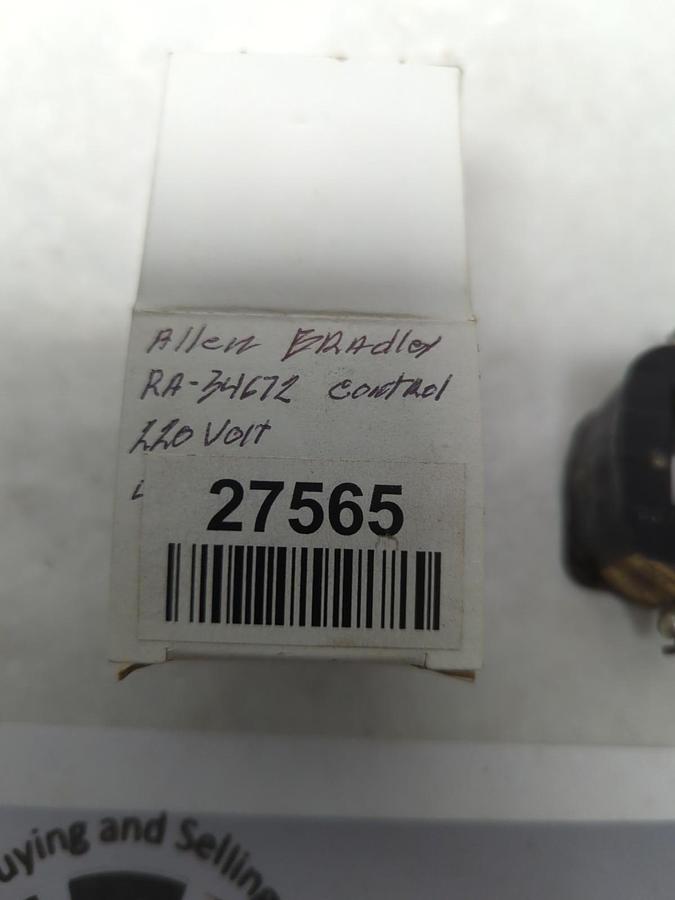 Used ALLEN-BRADLEY,RA-34672,COIL 220/280V 60CY PRE-OWNED